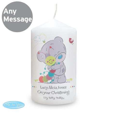 Personalised Tiny Tatty Teddy Cuddle Bug Candle Extra Image 1